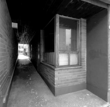 Galleriatila, sellaisena kuin sen löysin.