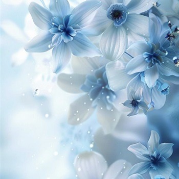 blue flower banner for booking appointment