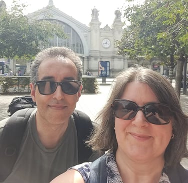 Outside Tours Train, France