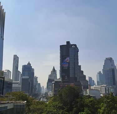 One of the many amazing views of Bangkok from One Bangkok