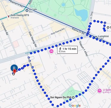 From apartment to One Bangkok, and back again.