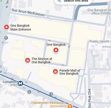 One Bangkok Mall Layout