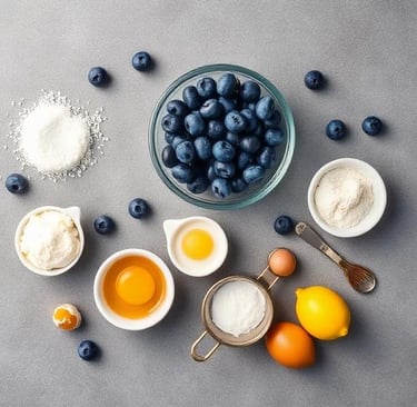 Ingredients You'll Need for the Perfect Blueberry Loaf