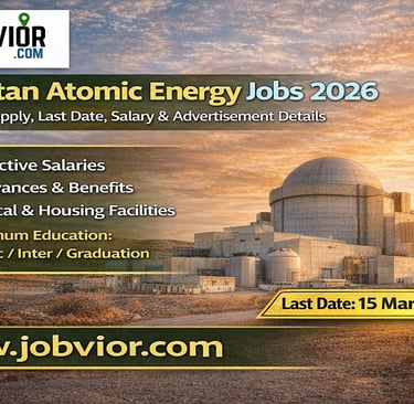 Public Sector Organization Jobs 2026 advertisement showing vacancies for Technician, Scientific Assi