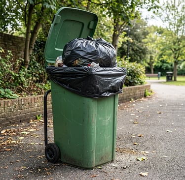 Large garbage bags size comparison Indore – multiple size waste bags supplier
