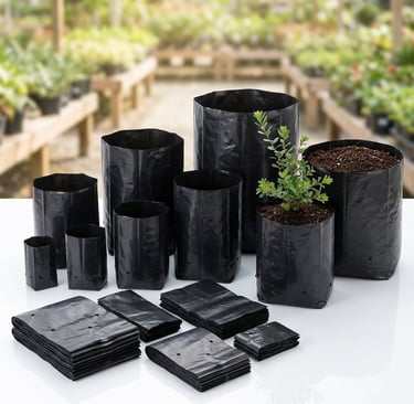 Plant nursery using plastic nursery bags in agriculture Indore – NEW GURUNANAK PLASTIC & PACKAGING