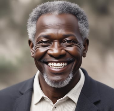 A veteran smiling warmly while holding the keys to their new affordable home.