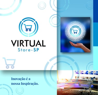 Identidade visual da Virtual Store - Priscila Kato Design