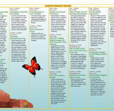 spring employee development schedule page 2