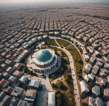Nighttime cityscape with billboards and digital ads illuminated, reflecting marketing impact