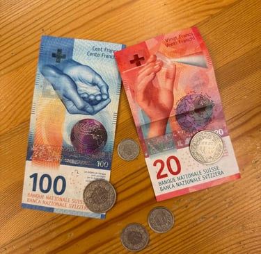 Argent liquide - francs suisses