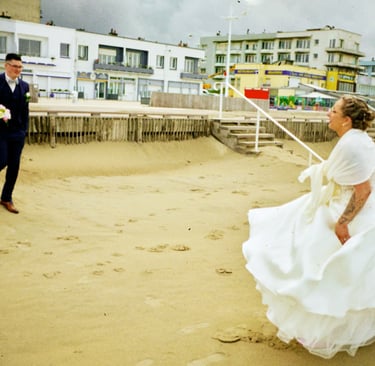 Bord de mer | rollbak | Photographe mariage Lille - Dunkerque - Arras