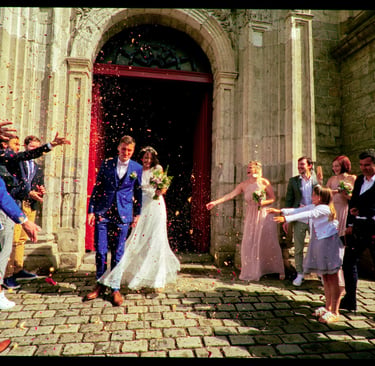Eglise et confettis | rollbak | Photographe mariage Lille - Dunkerque - Arras