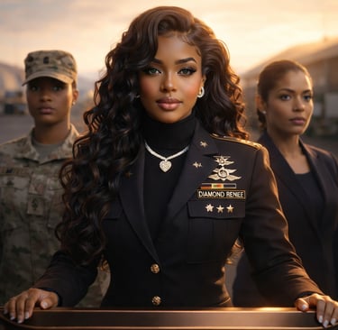 Diamond General military women leadership