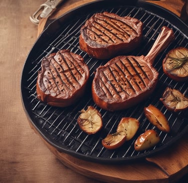 A pile of renewable nutshells ready to fuel the Smokecage®, highlighting the sustainable side of outdoor cooking.