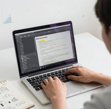 a man sitting in a chair in front of a camera