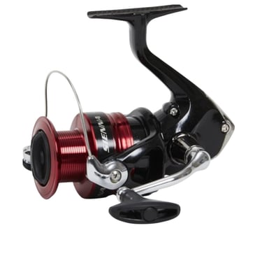 molinete shimano sienna 500 fg preto com vermelho ideal para pesca ultra leve