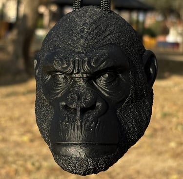 agarre ocr simio primal xpirit impreso en 3d color negro