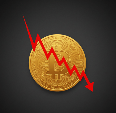 Bitcoin Caindo