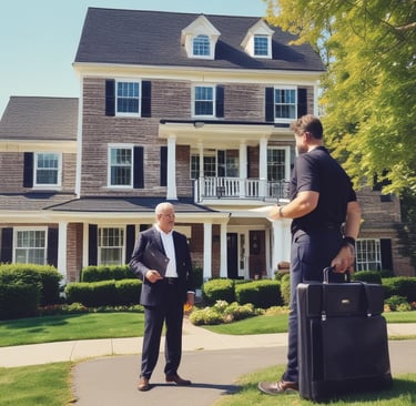 Mobile notary public in Middlesex County, Massachusetts, meeting a client for same-day notarization