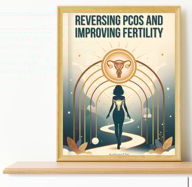 ebook cover for reversing PCOS and improving fertility