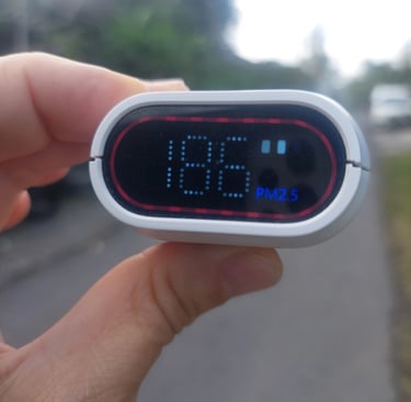 Medida pm2.5 Bali