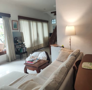 Purificador y habitación donde se ha realizado el test