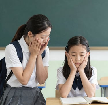 photography of school room