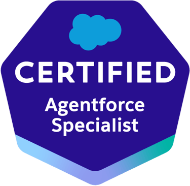Logo Salesforce Agentforce Specialist - Conteúdo Preparatório