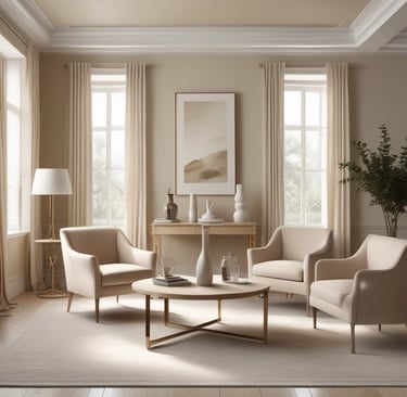 Bright living room with modern inventory