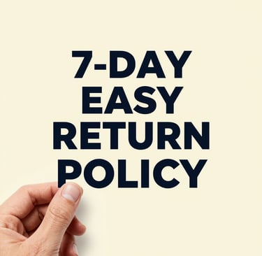 Rgl Textile Corporation offers 7 days Easy Return Policy