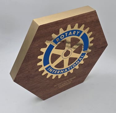 Trophée personnalisé Rotary Club