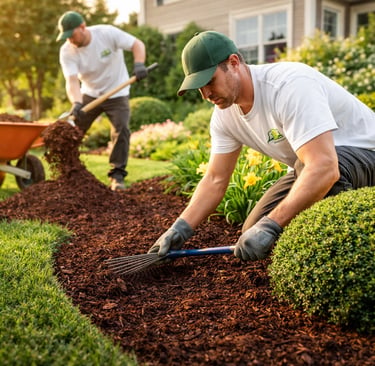 Mulch installation Triangle area nc 