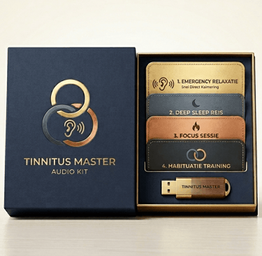 De Tinnitus Master audiobundel voor braintraining en habituatie