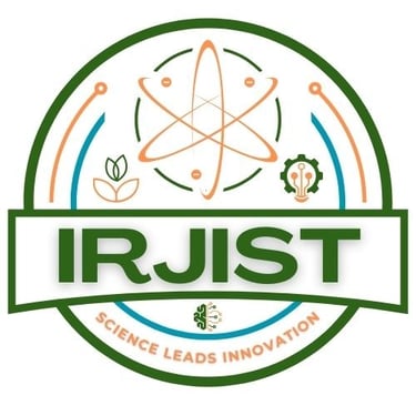 Official IRJIST logo featuring an atom, plant icon, and gear with the slogan Science Leads Innovation.