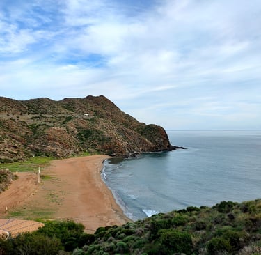One of the coves in the area known as Puntas de Calnegre, in Lorca. Photo by Lorenzo Soriano.