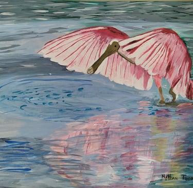 Regional wildlife painted through the artists eye