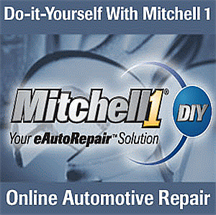 Mitchell 1 DIY logo for eAutoRepair online automotive repair and do-it-yourself maintenance solutions.