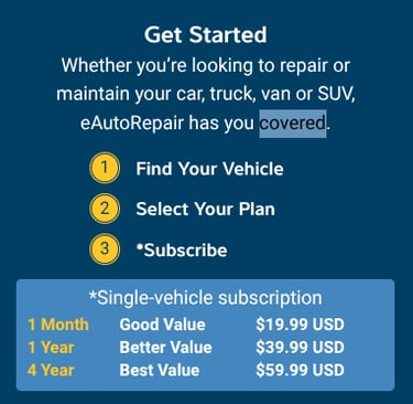 eAutoRepair subscription plans and pricing for car, truck, and SUV maintenance and repair services.