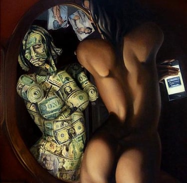 Venus Denaro oil on canvas 24"x 36"