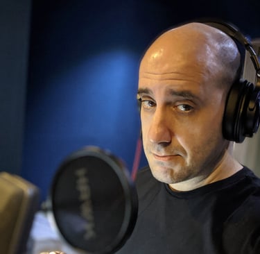 Ashwin Mushran Recording studio shot