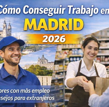 Cómo conseguir trabajo en Madrid en 2026