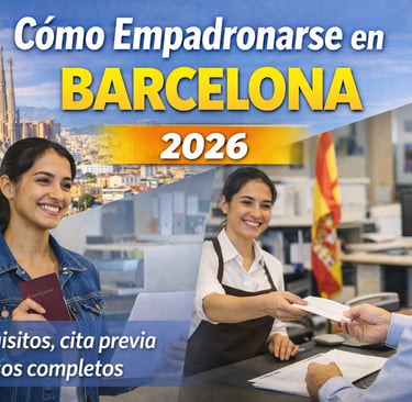 Cómo empadronarse en Barcelona en 2026 requisitos, cita previa y pasos completos