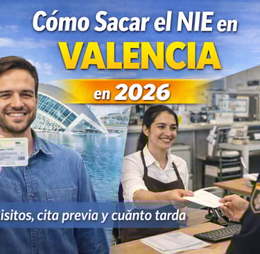 Cómo sacar el NIE en Valencia en 2026 requisitos, cita previa y cuánto tarda