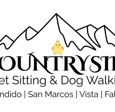 Countryside pet sitting and dog walking services logo