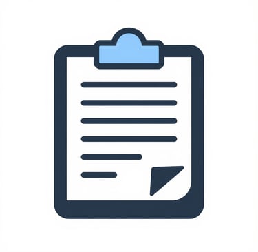 an icon of file board