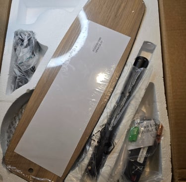 naujas supakuotas ventiliatorius dėžėje