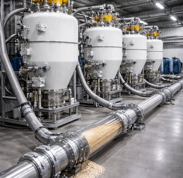 Dense Phase Pneumatic Conveying