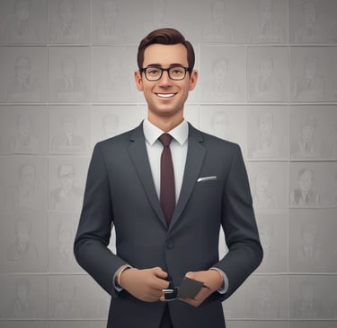 man standing near balcony