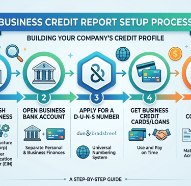 Business Credit Report Setup Process Guide